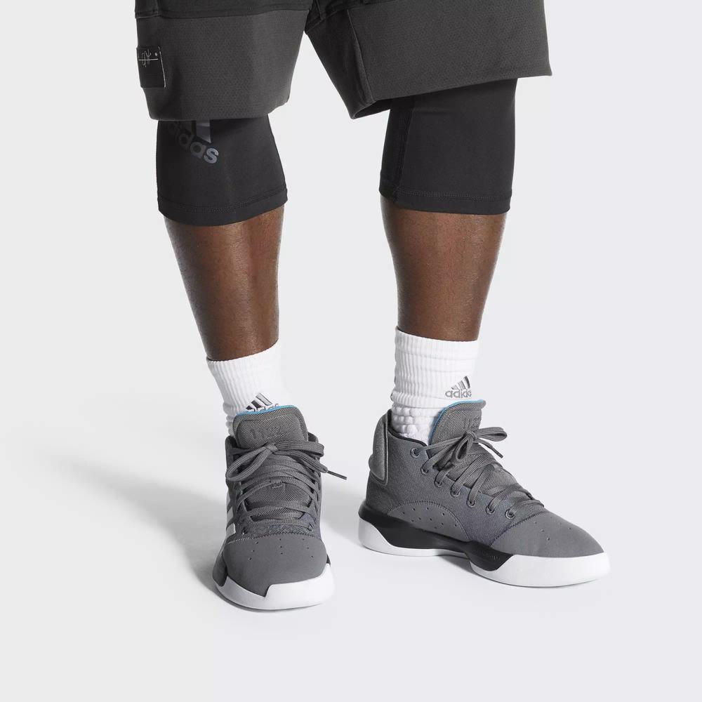 Adidas Pro Adversary 2019 Tenis De Basketball Grises Para Mujer (MX-92387)